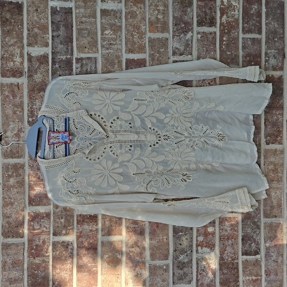 Johnny Was Elida Blouse Size L - Picture 2 of 6